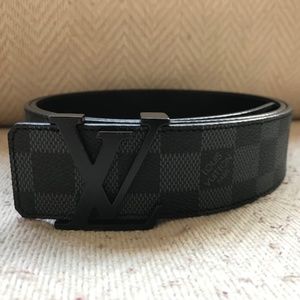 Mens Louis Vuitton Damier Belt